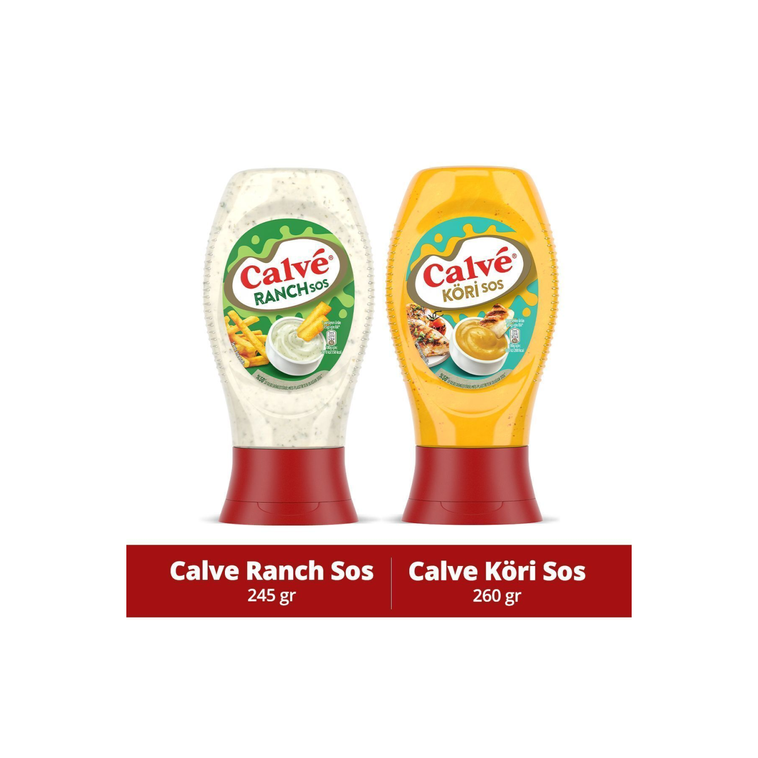 Ranch Sos 245 gr & Köri Sos 260 gr