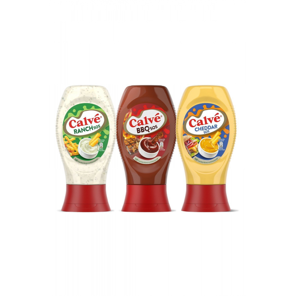 Sos Çeşitleri Ranch Sos 245 G Barbekü Sos 290 G Cheddar Sos 240 G
