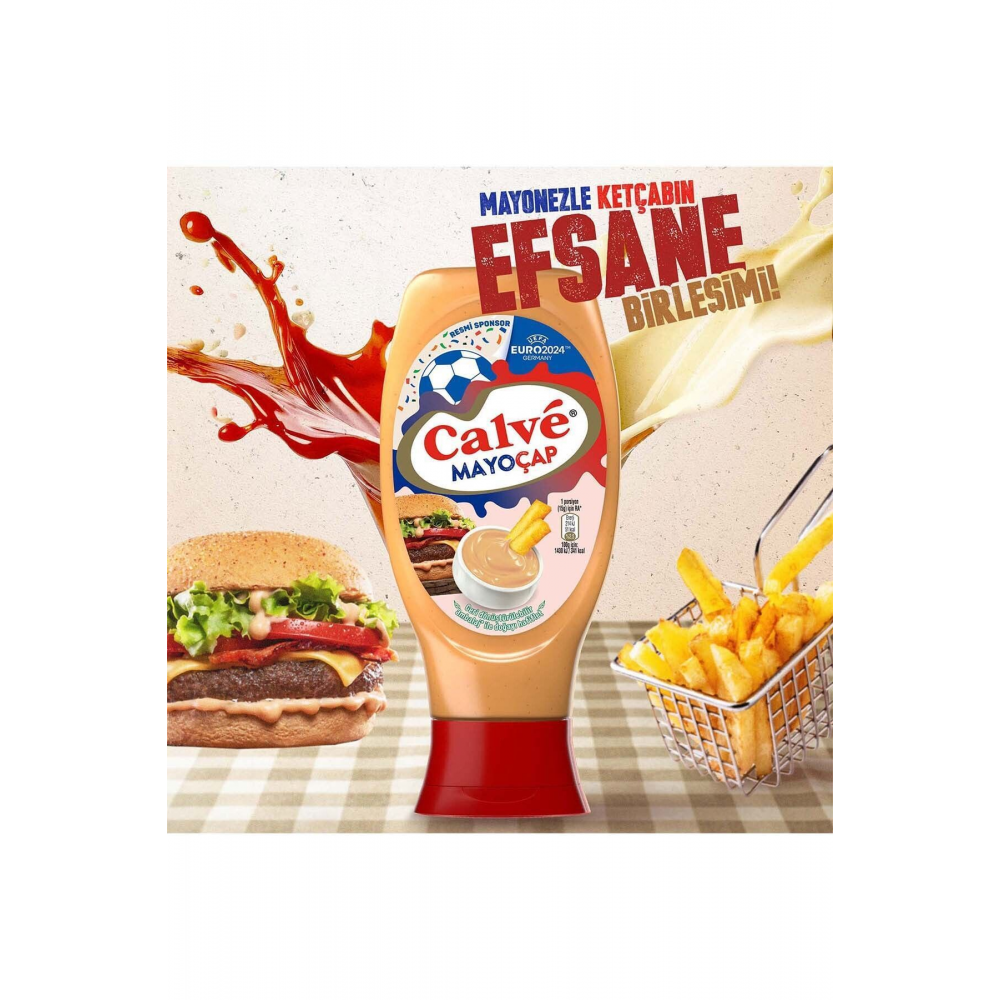 Sos Mayoçap Ketçap Ile Mayonezin Birleşimi 405g Cheddar Sos 240g Ballı Hardal 260g Ranch