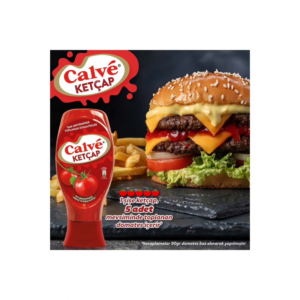 Ketçap 600 G Mayonez Yağı Azaltılmış 540 G 2'li Set X3 Adet