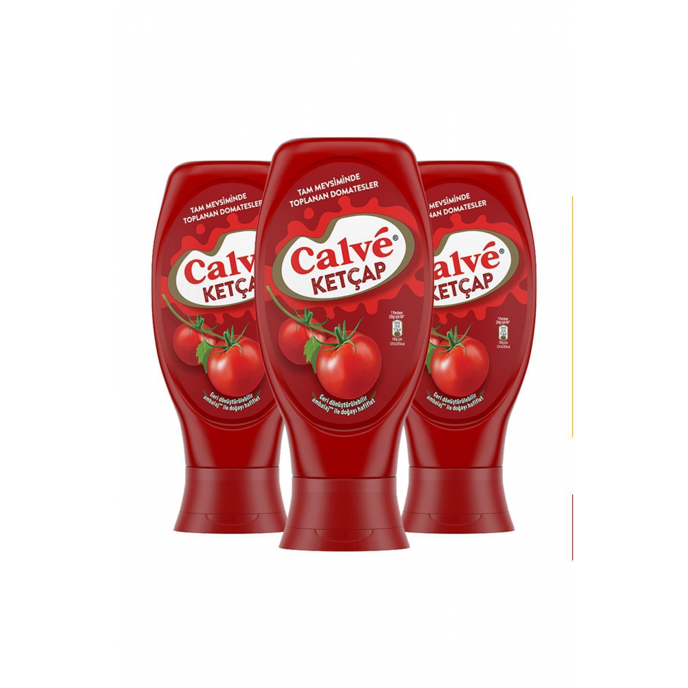 Ketçap Tam Mevsiminde Toplanan Domatesler 430 G X3 Adet