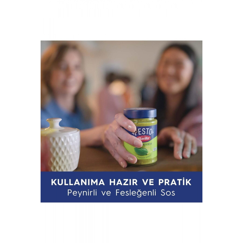 Fesleğenli Fıstıklı Pesto Genovese Makarna Sosu 190 gr