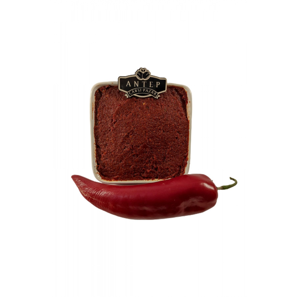 Acı Biber Salçası Gaziantep Ev Yapımı Güneşte Kurutma | 730 Gr.