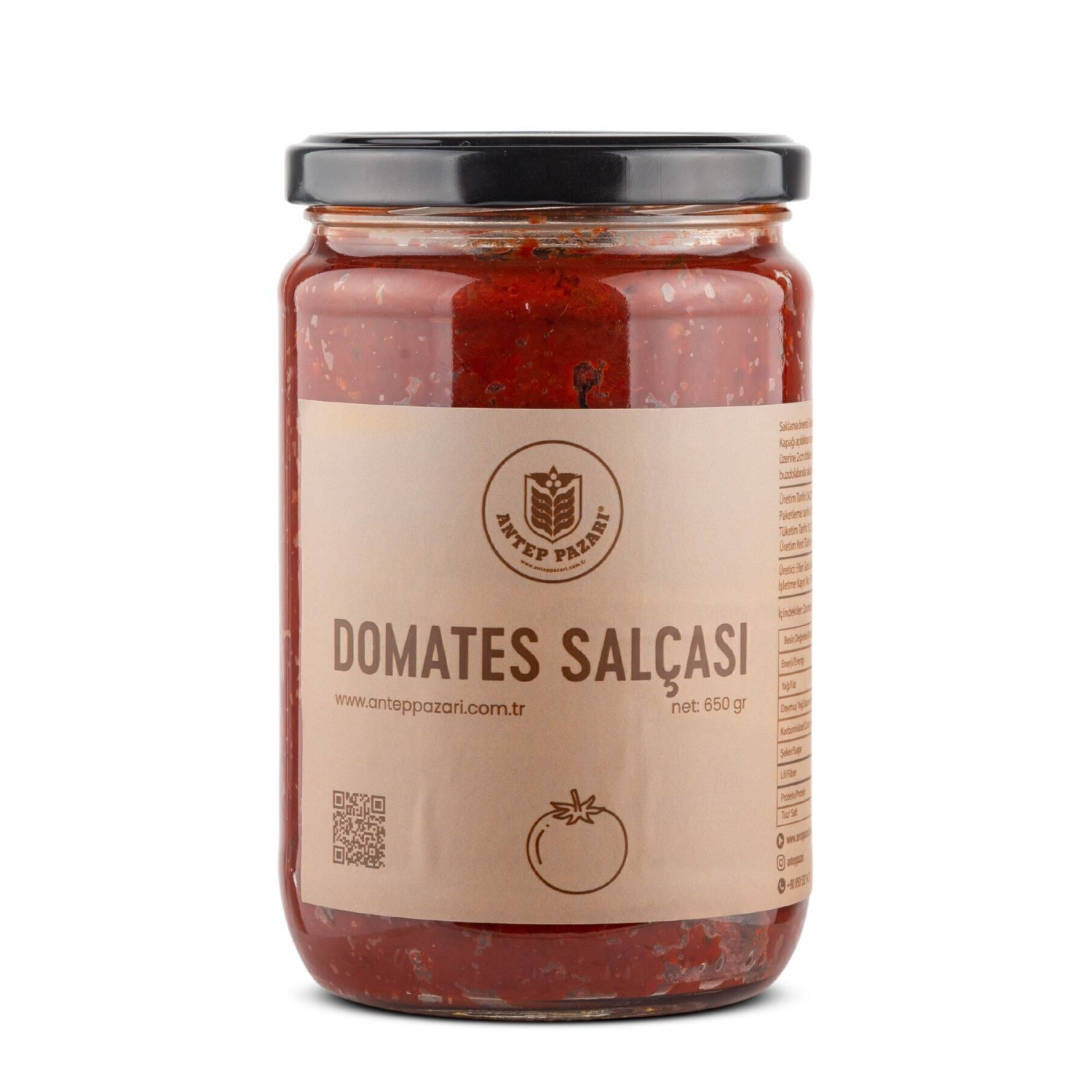 Domates Salçası Ege Yöresi Ev Tipi 650 gr