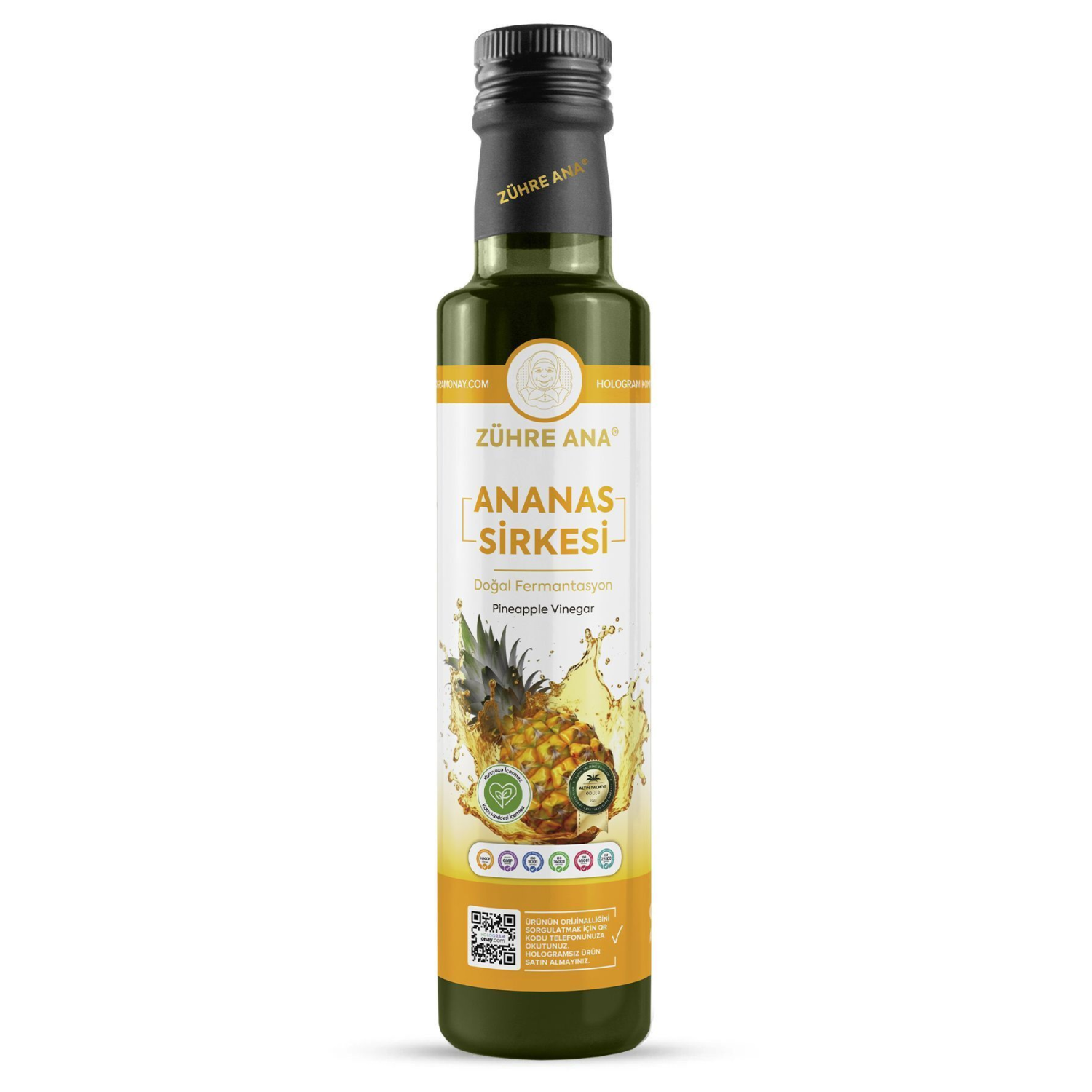 Ananas Sirkesi Doğal Fermantasyon Pineapple Vinegar 500 Ml