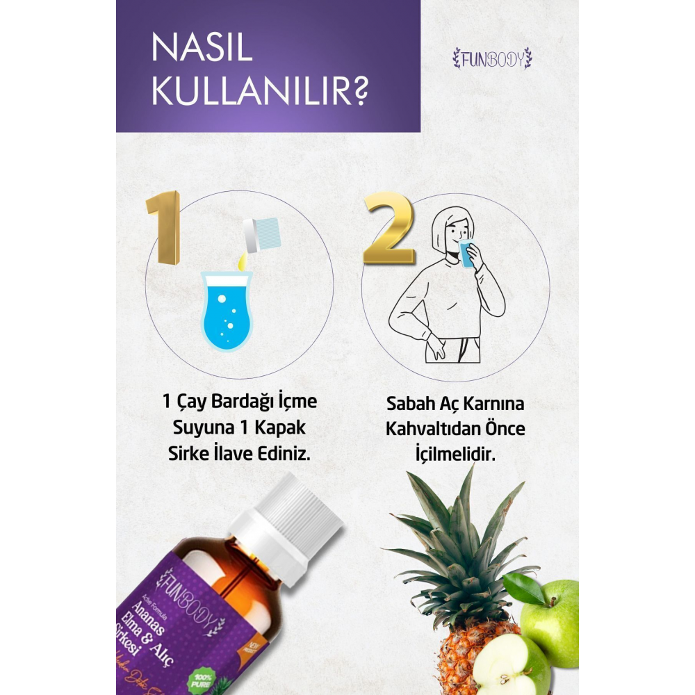 Ananaslı Elma & Alıç Sirkesi