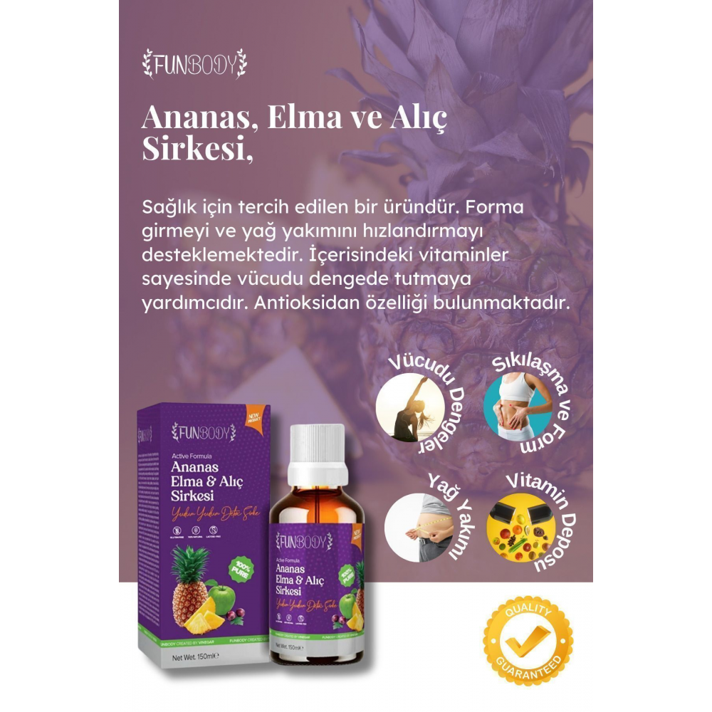 Ananaslı Elma & Alıç Sirkesi