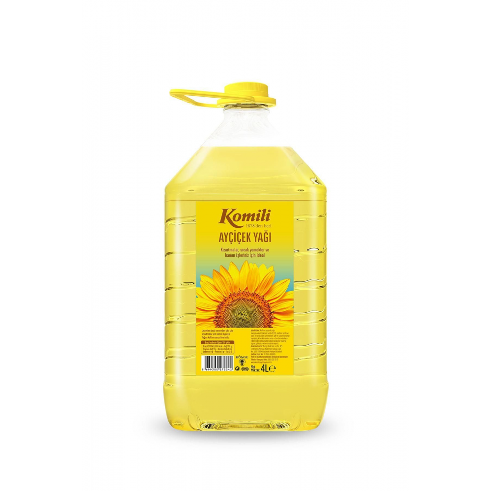 Ayçiçek Yağı 4 Lt Pet