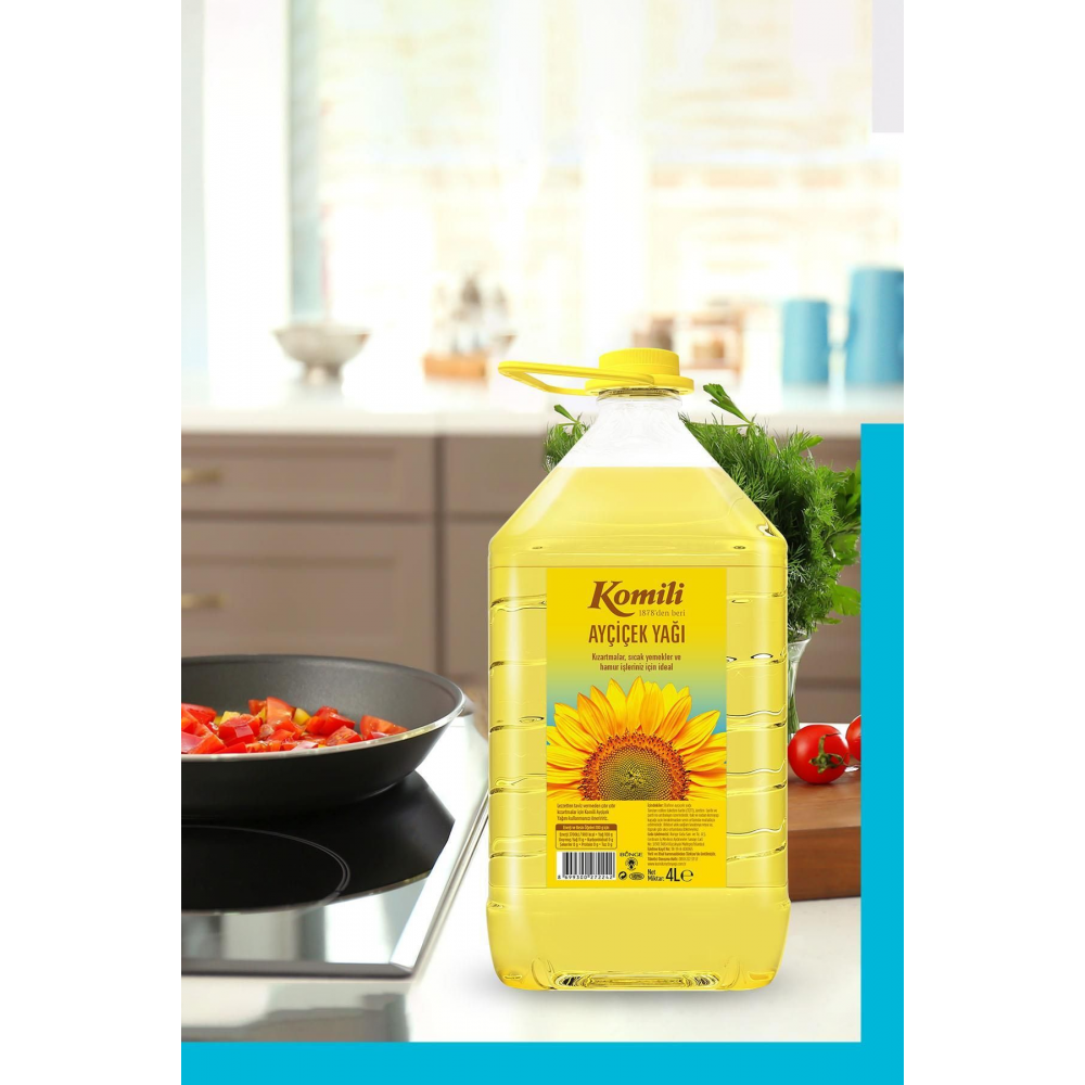 Ayçiçek Yağı 4 Lt Pet