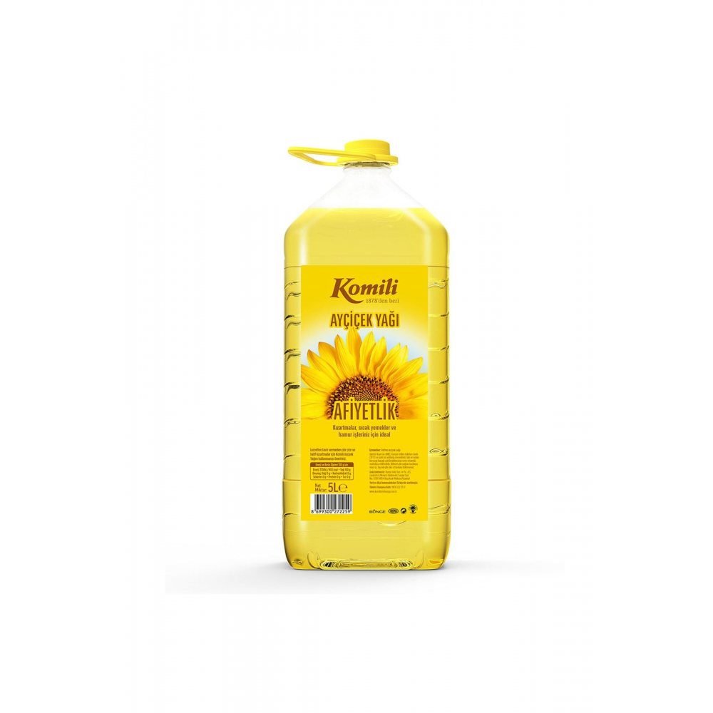 Ayçiçek Yağı 5 L Pet Şişe