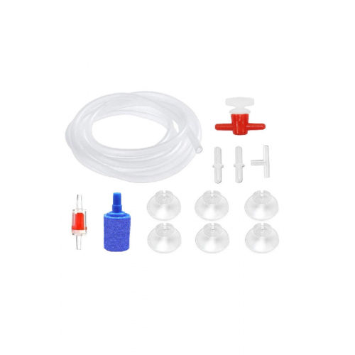 Akvaryum Hava Seti, Hava Motoru Seti, 3 Metre Hava Hortumu, Vana, Çekvalf, Ek, Hava Taşı