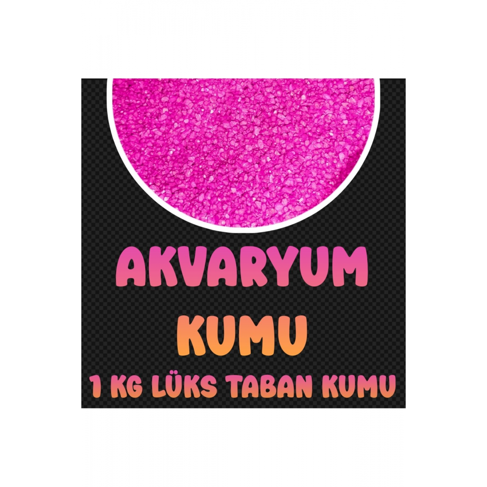 35 Cm Full Cam Akvaryum ve Pembe Akvaryum Kumu Akvaryum Fanus Teraryum Habitat ( Boş Camdır )