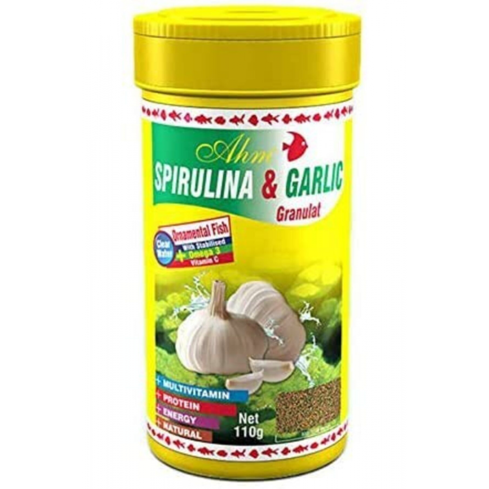 Spirulina Garlic Sarımsaklı 100ml Balık Yemi