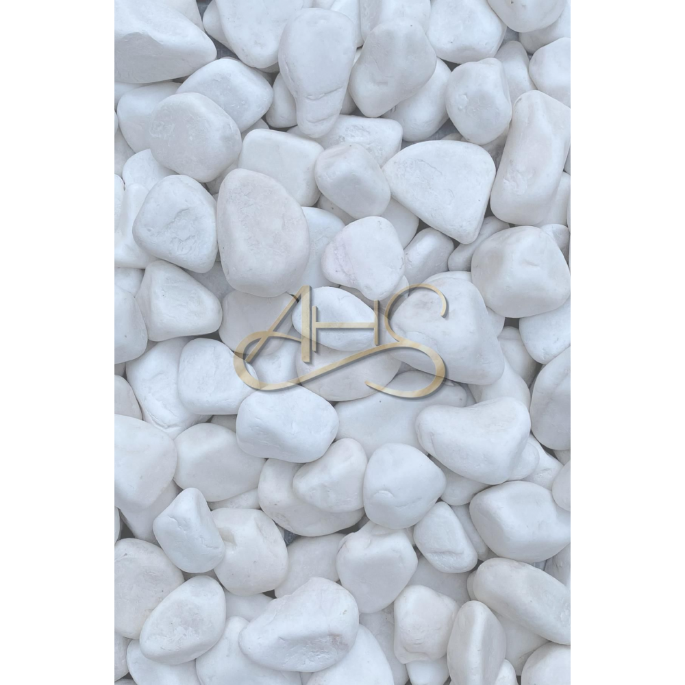 Beyaz Dolomit Taş 10 Kg 4-6 Cm Dere Çakıl Taşı Bahçe Peyzaj Süs Taşı Saksı Teraryum Akvaryum Taş