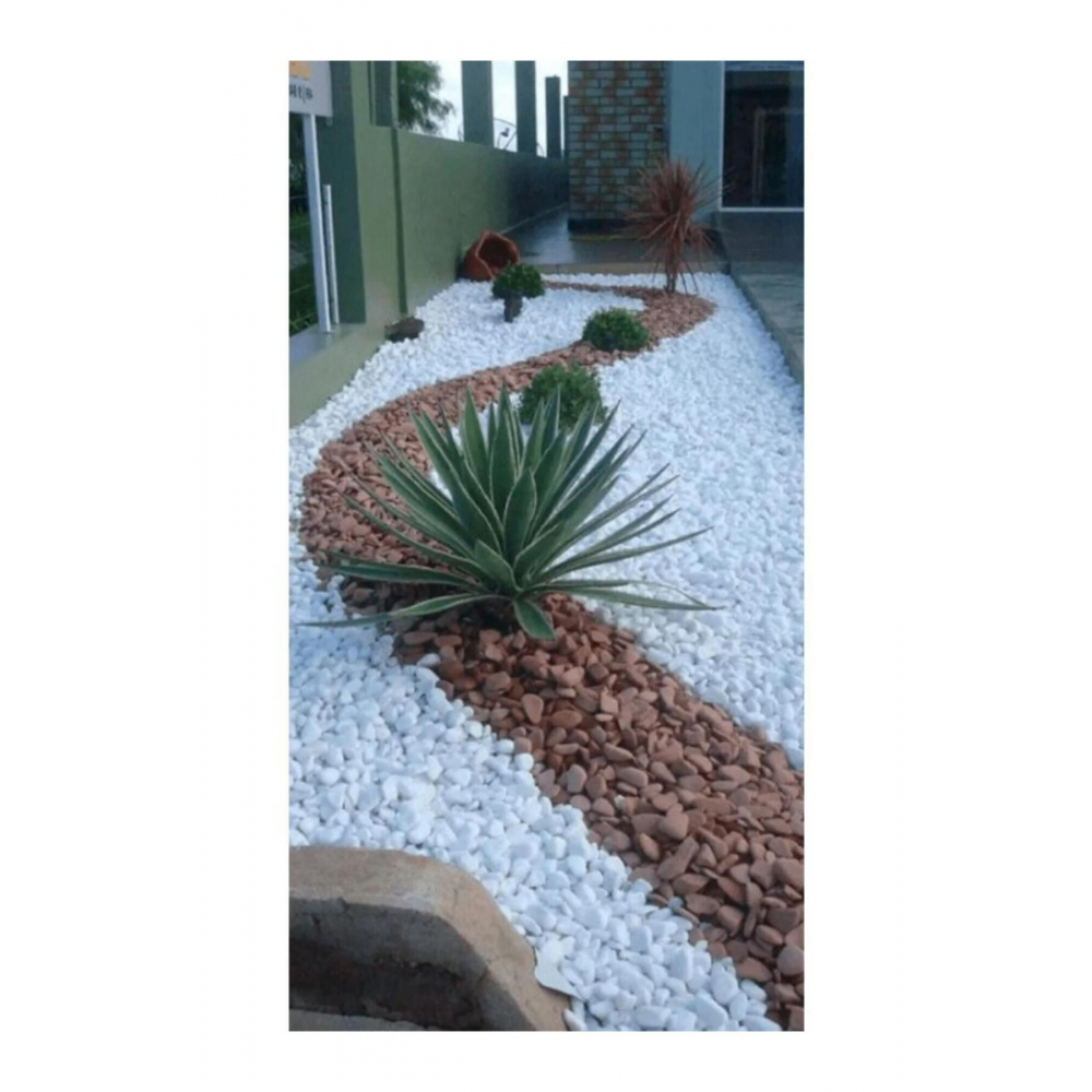 Beyaz Dolomit Taş 10 Kg 4-6 Cm Dere Çakıl Taşı Bahçe Peyzaj Süs Taşı Saksı Teraryum Akvaryum Taş