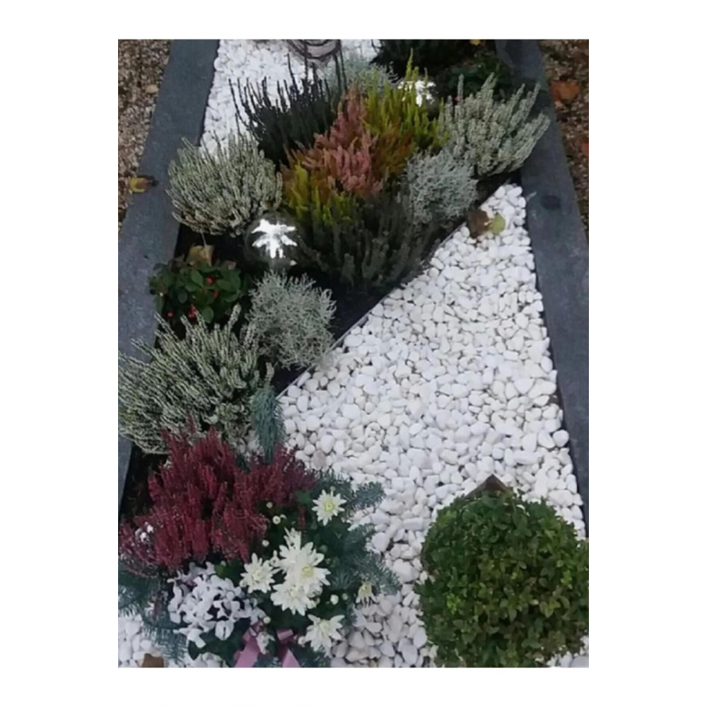 Beyaz Dolomit Taş 10 Kg 6-10 Cm Dere Çakıl Taşı Bahçe Peyzaj Süs Taşı Saksı Teraryum Akvaryum Ta