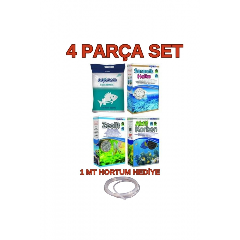 Akvaryum Dış Filtre Ve Sump Malzeme Bakım Seti 1 MT HAVA HORTUMU HEDİYE