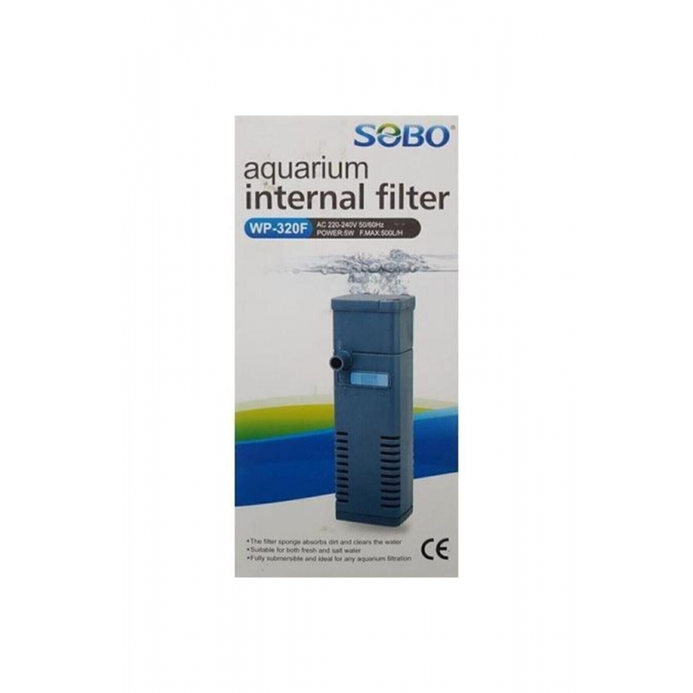 Wp-320f Akvaryum Iç Filtresi 500 Lt/saat, Şelale Aparatlı