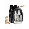Kedi Taşıma Çantası Siyah El Ve Sırt Çantası 9hava Kanalı Kedi Taşıma Çantası File