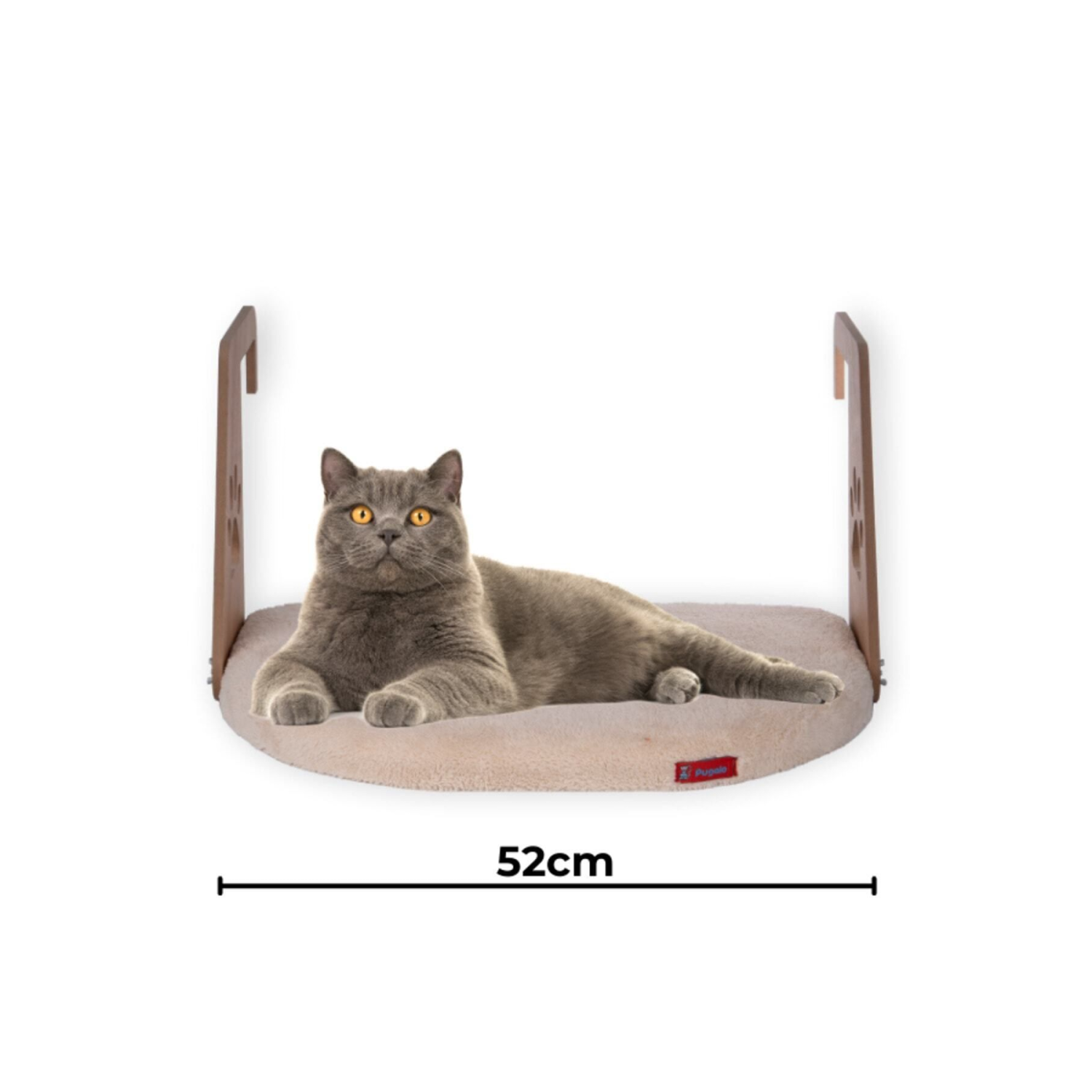 Kalorifer Petek Radyatör Yatağı Kedi Geniş Kalorifer Yatağı Peluş Şampanya Rengi