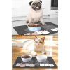 Kaymaz Su Geçirmez Evcil Hayvan Mama Paspası - Kolay Temizlenir, Şık Tasarım, Dayanıklı Malzeme