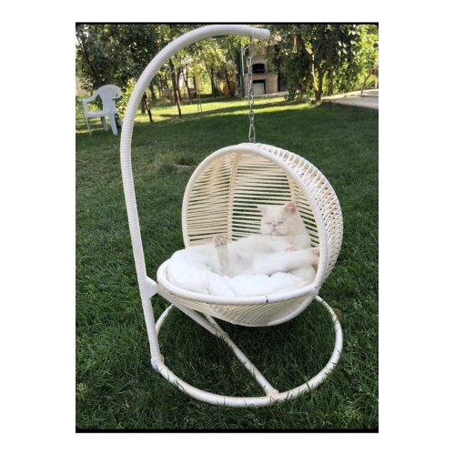 Kedi Salıncağı & Yatağı Beyaz
