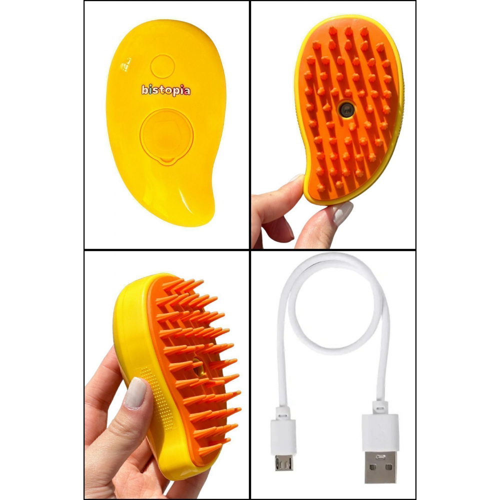 Yeni Nesil Buharlı Tarama Yıkama Fırçası Tüy Toplama Masaj Aleti
