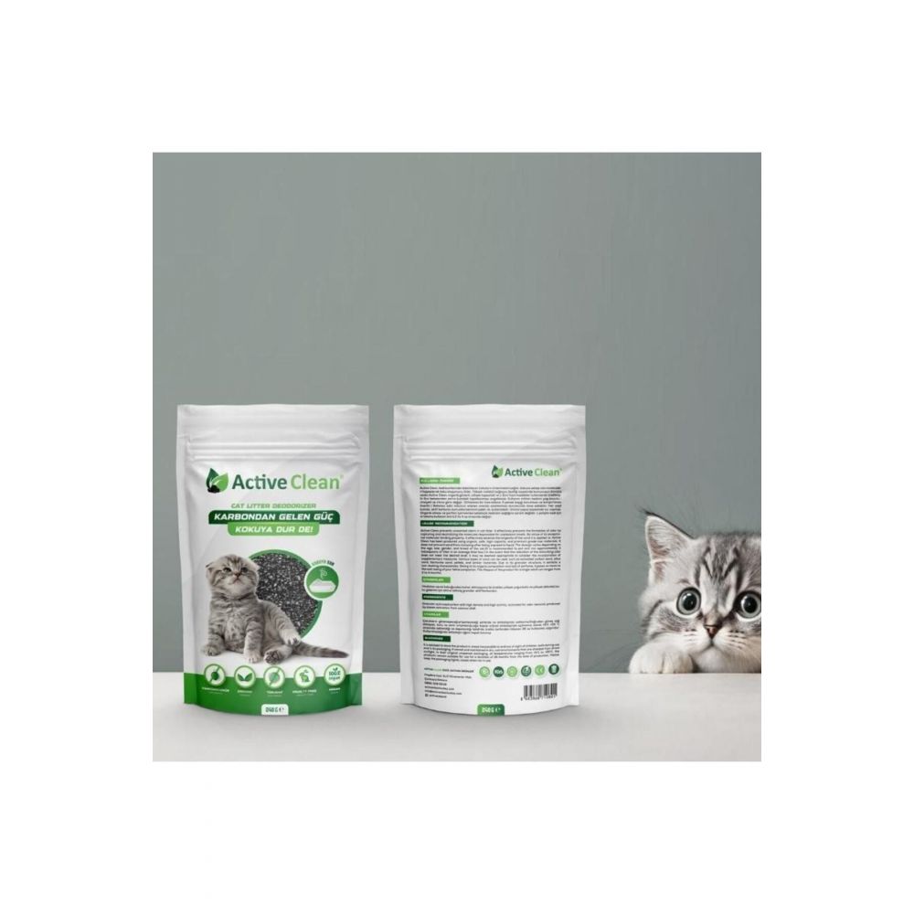 Clean Kedi Kumu Koku Giderici 240 Gram 2'li Set