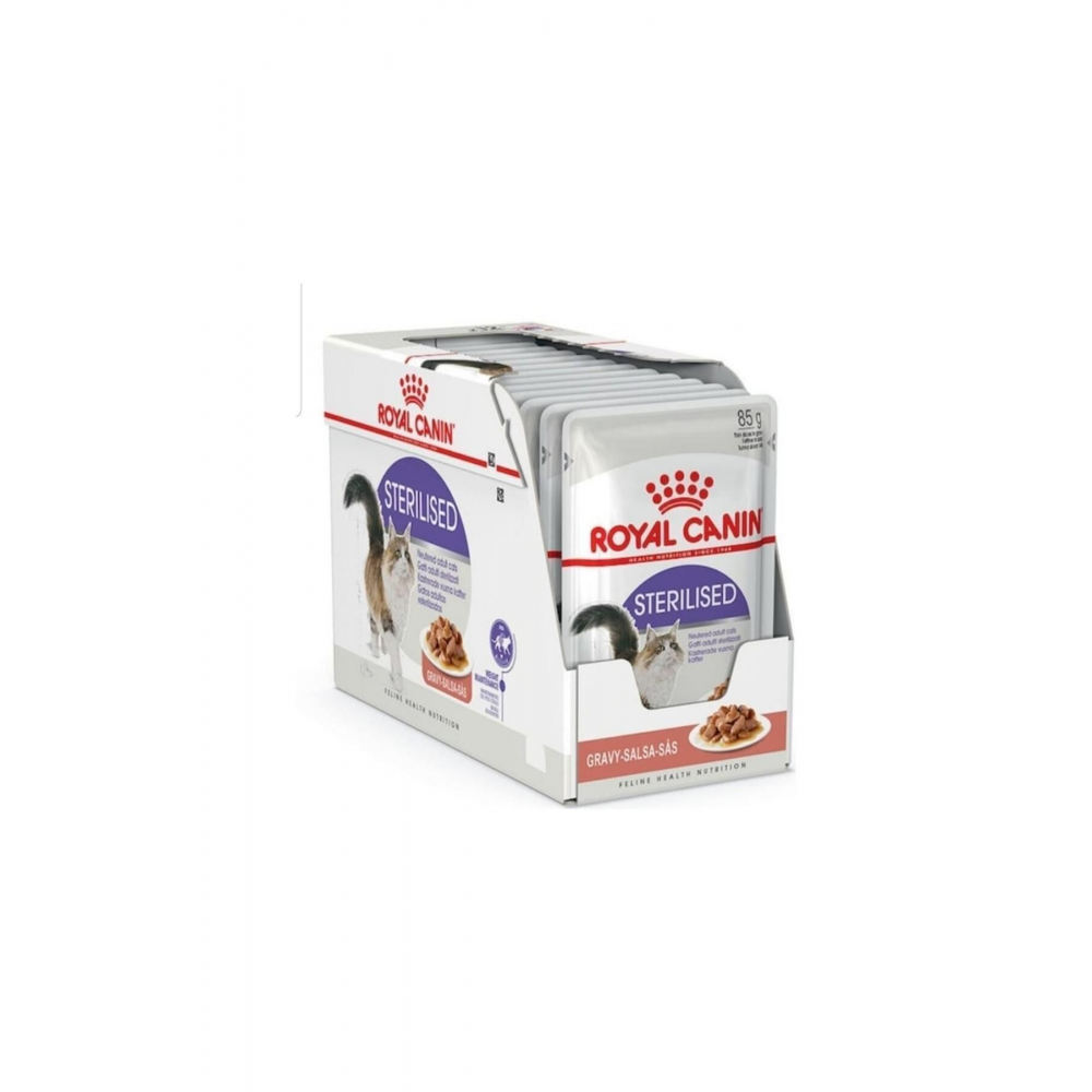 Gravy Sterilised Kısırlaştırılmış Yaş Kedi Maması 12 Adet 85 gr