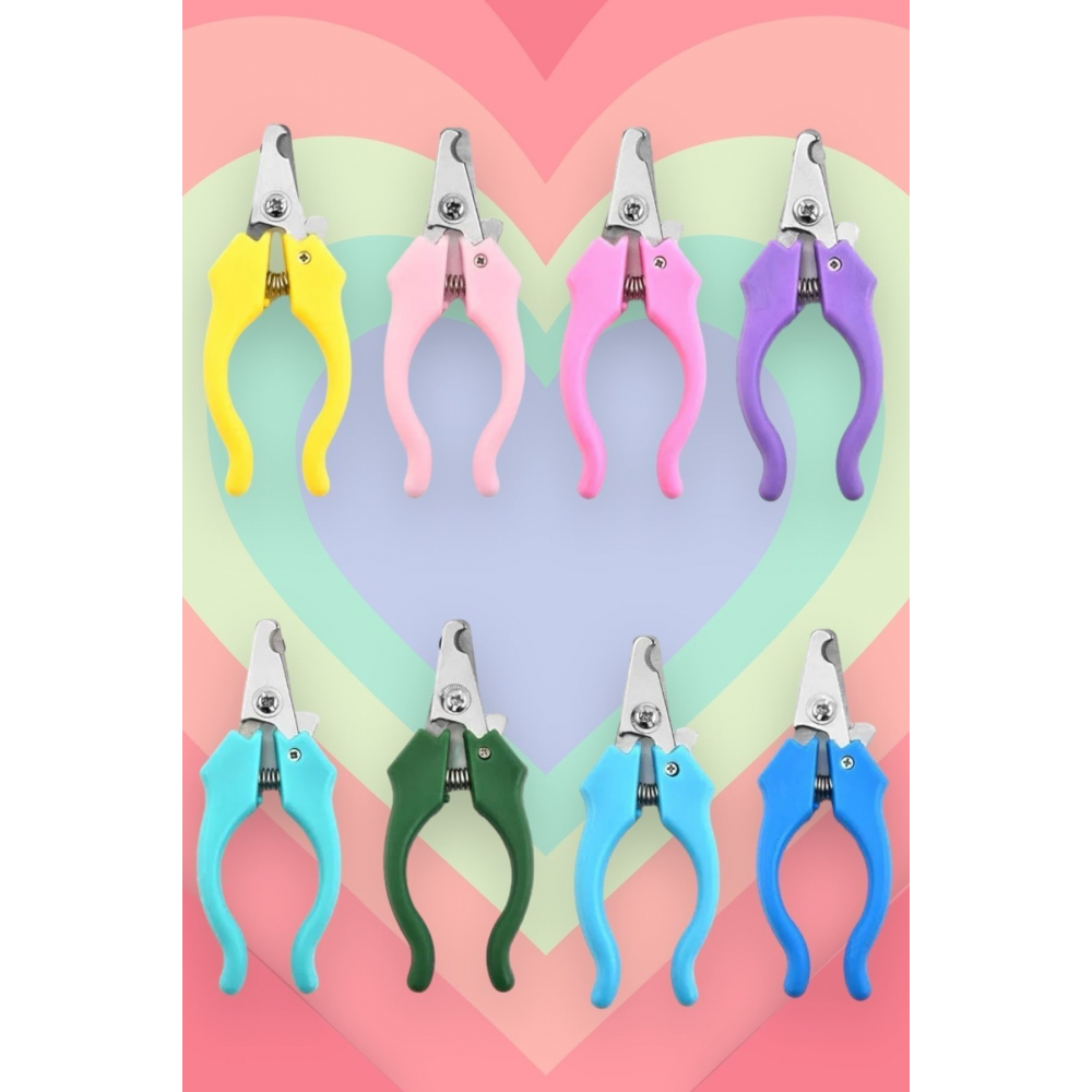 Çelik Kedi Köpek Tırnak Makası 12 Cm PEMBE