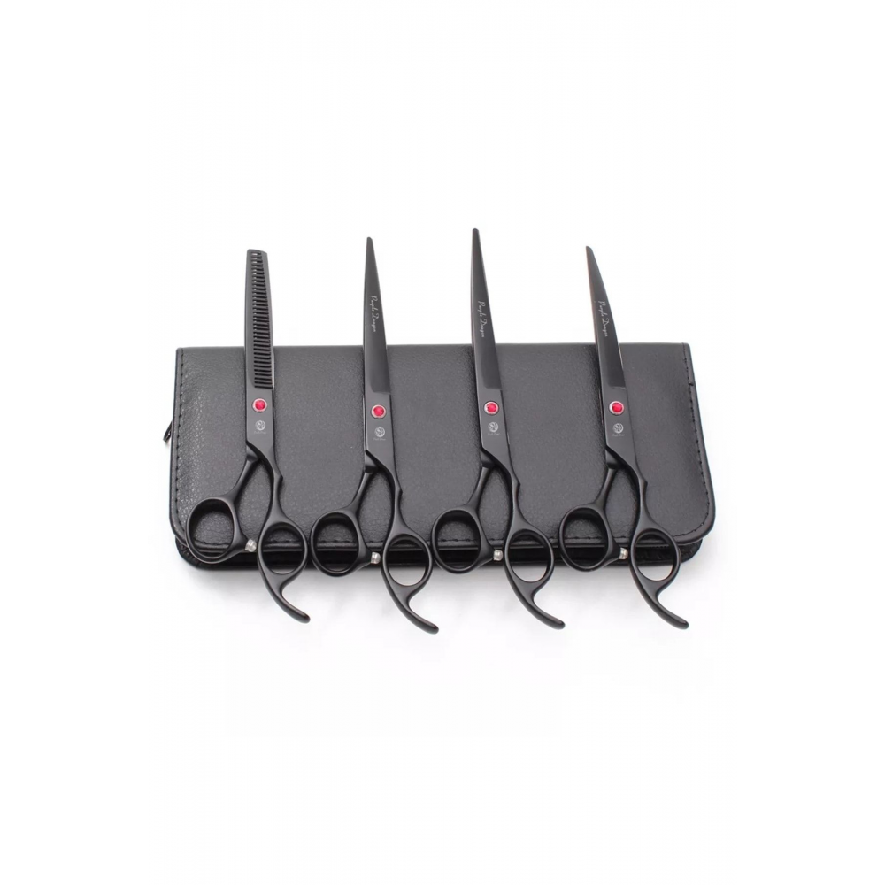 Profesyonel 7.0 Inch 18 Cm Pet Kuaför Kedi Köpek Makas Seti 440c Paslanmaz Japon Çeliği