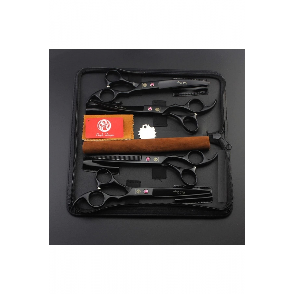 Profesyonel 7.0 Inch 18 Cm Pet Kuaför Kedi Köpek Makas Seti 440c Paslanmaz Japon Çeliği