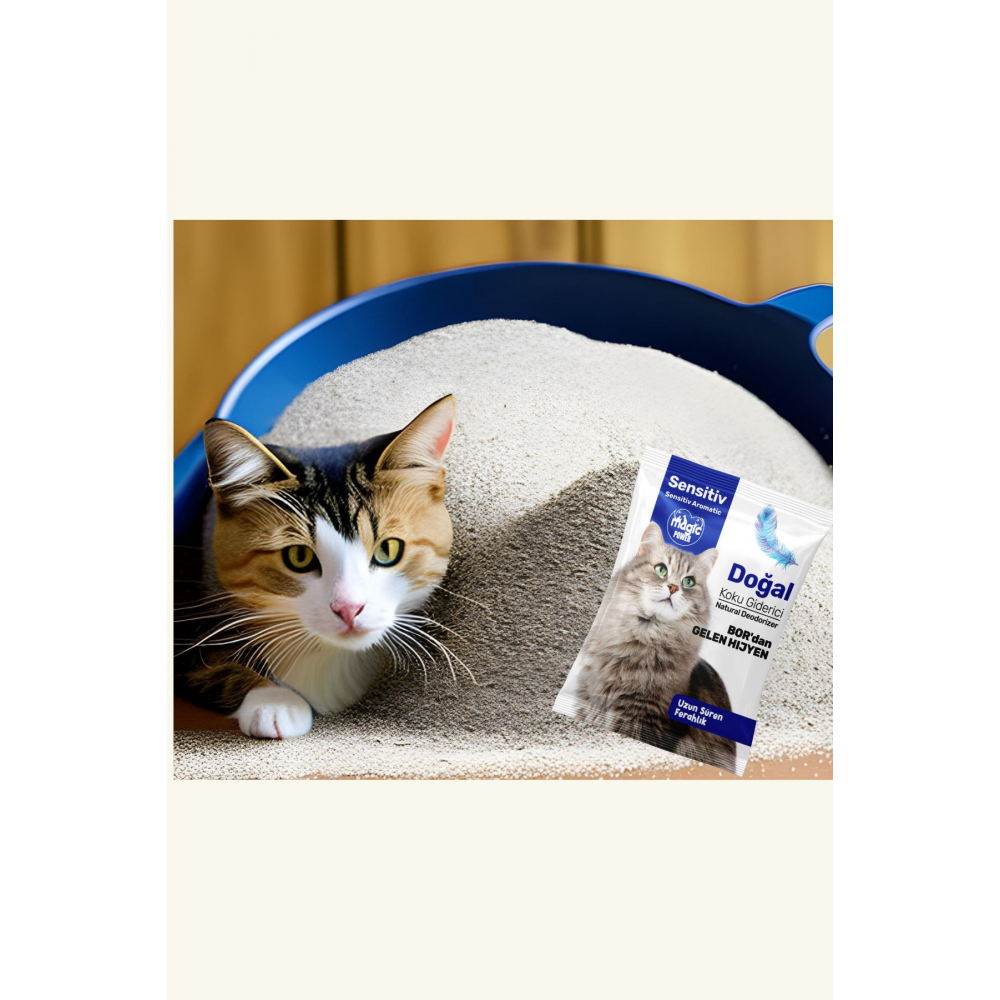 5'li Paket Kedi Kumu Koku Temizleyicisi Sensitive