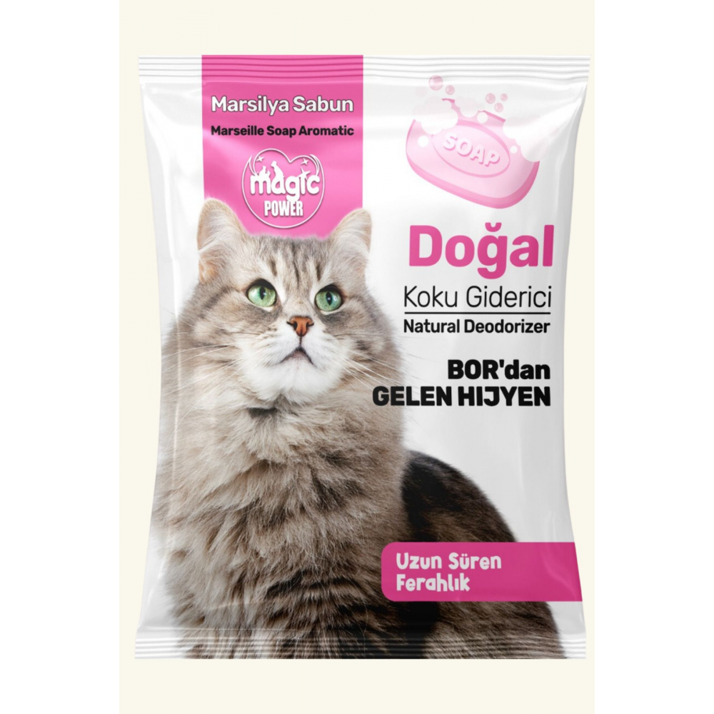 Kedi Kumu Koku Temizleyici Sabun Kokulu 5 Adet