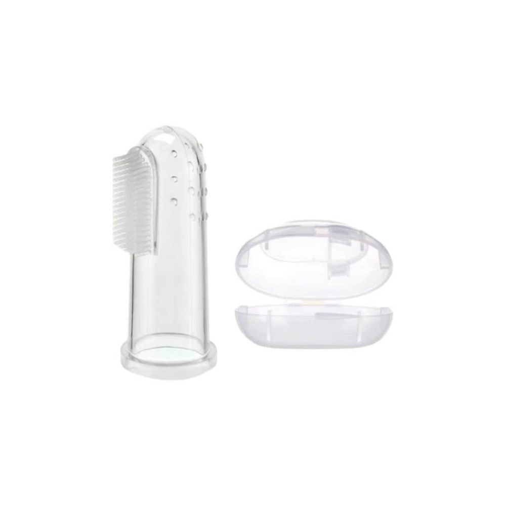 Bebek Ve Kedi Köpek I?çin Silikon Parmak Diş Kaşıyıcı Dil Temizleyici Diş Fırçası