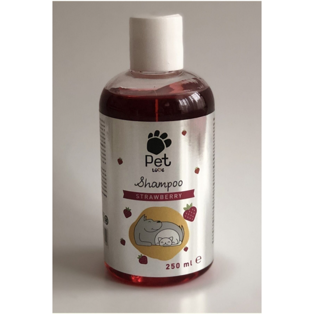 Kedi Köpek Evcil Hayvan Şampuanı Çilekli Şampuan 250 ml