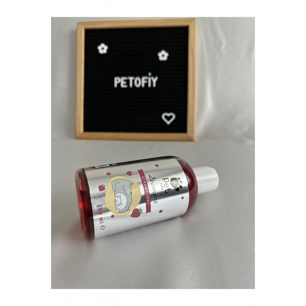 Kedi Köpek Evcil Hayvan Şampuanı Çilekli Şampuan 250 ml