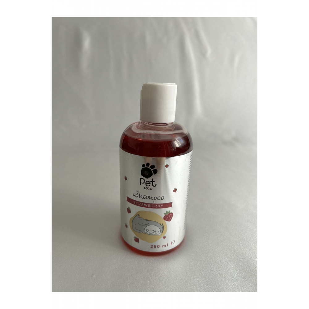 Kedi Köpek Evcil Hayvan Şampuanı Çilekli Şampuan 250 ml