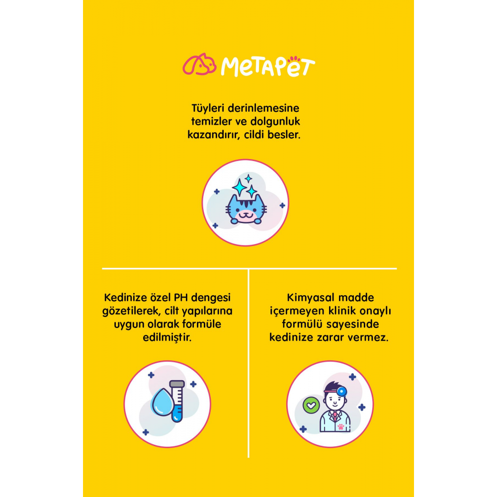 Kedilere Özel Koruyucu Kuru Şampuan