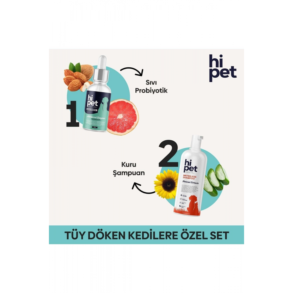 Tüy Döken Kedilere Özel Set