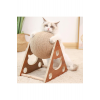 Ahşap Ipli Kedi Oyuncagi Topu Kedi Tırmalaması