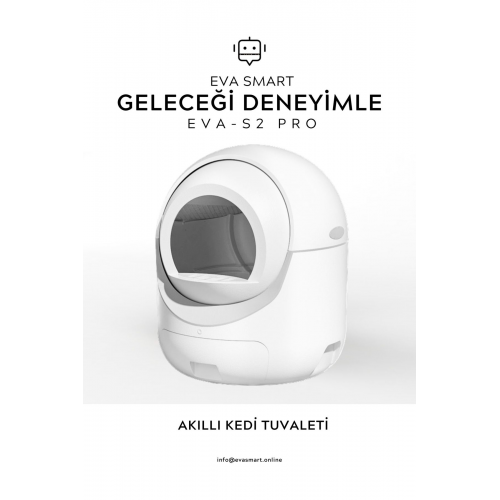Eva-s2 Pro Akıllı Kedi Tuvaleti