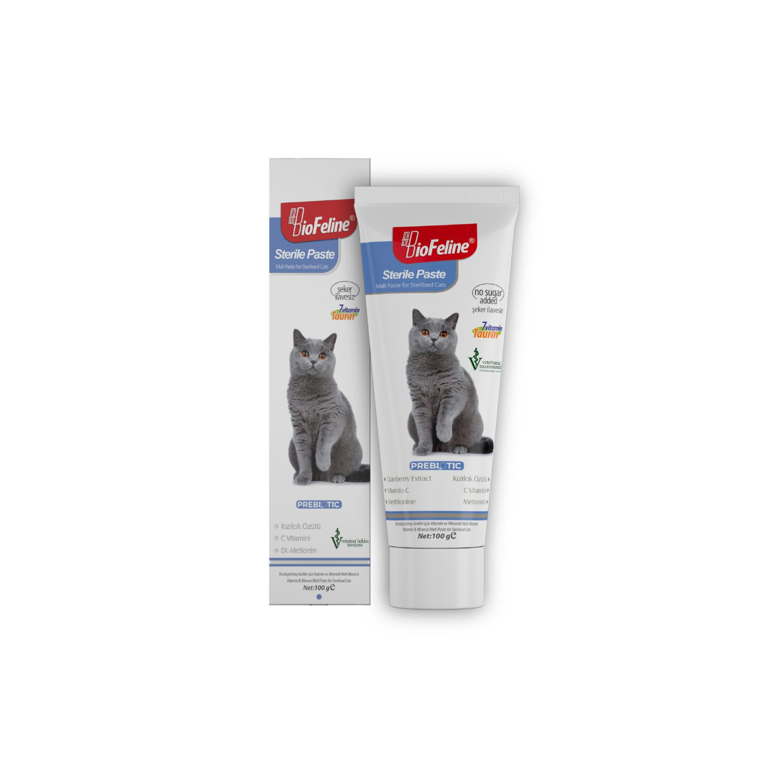 Kısır Kediler için Multivitaminli Malt Macun 100 gr (STERİLE PASTE)