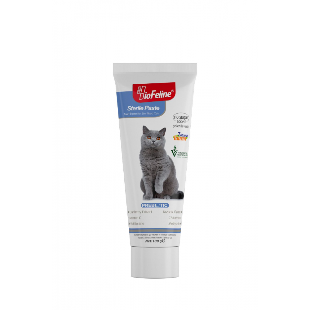 Kısır Kediler için Multivitaminli Malt Macun 100 gr (STERİLE PASTE)