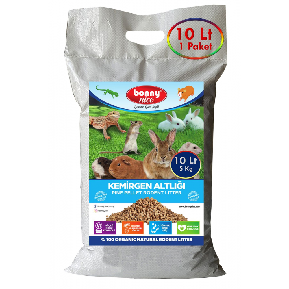Çam Pelet Kemirgen Altlığı 5 Kg 9 L
