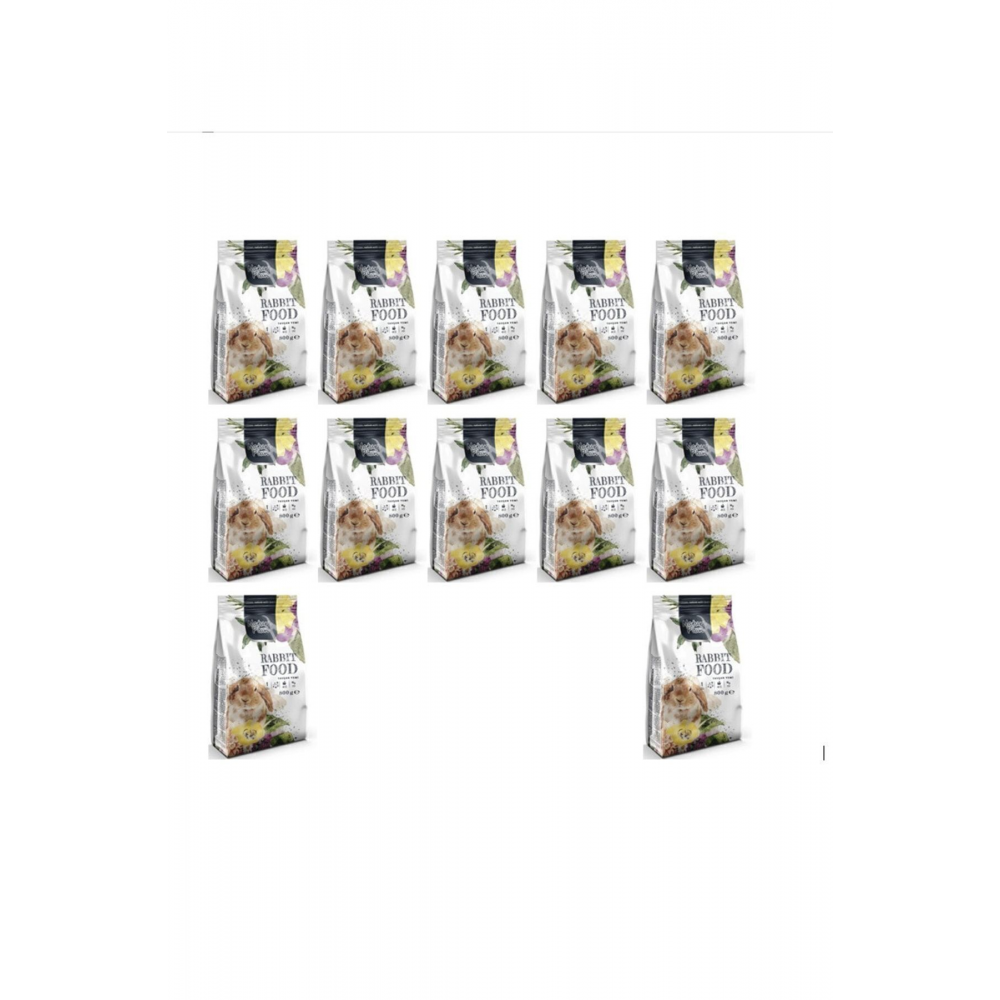 Premium Tavşan Yemi 800gr 12paket