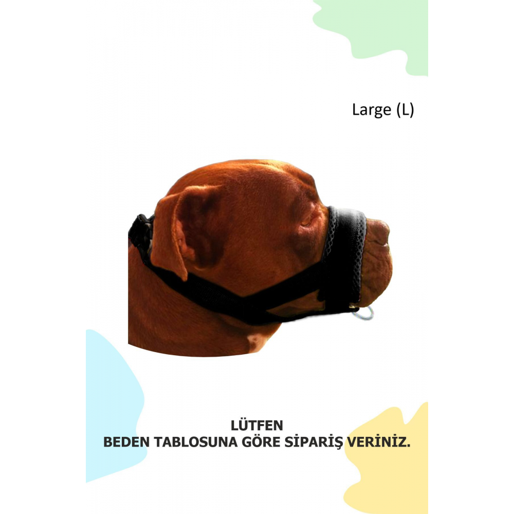 Köpek Ağızlığı Large Siyah Büyük Irk