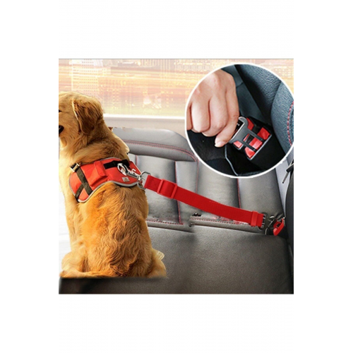 Evcil Hayvan Araç Emniyet Kemeri Kedi Köpek Araba Oto Tasması Oto Aksesuarı Kedi Köpek Emniyet Kemer