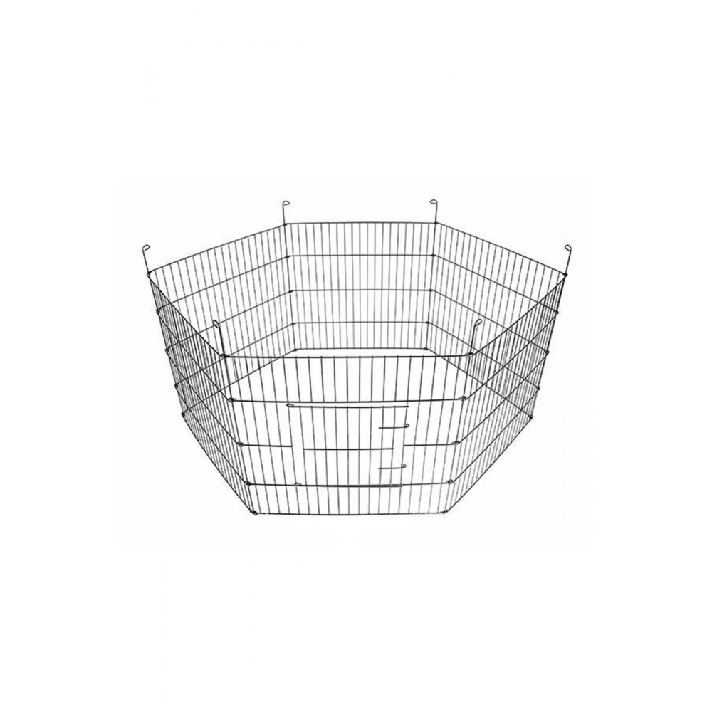 Kedi Ve Köpekler Için Panel Çit 61cm X61cm 6 Parça