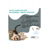 Kaydırmaz Bantlı Kedi Köpek Çiş Pedi 60x90cm 10 Adet